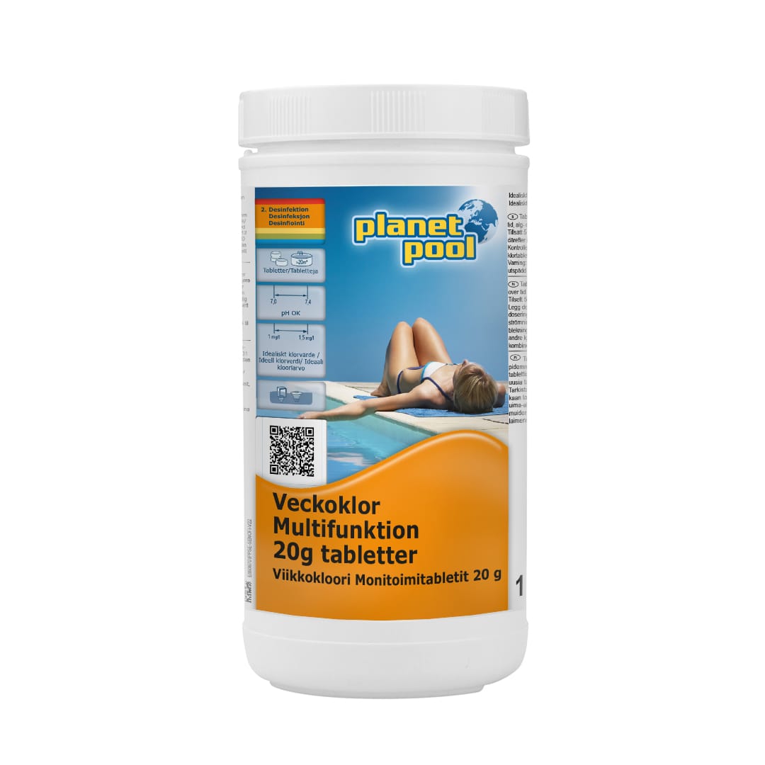 PLANET POOL Veckoklor Multifunktion 20g