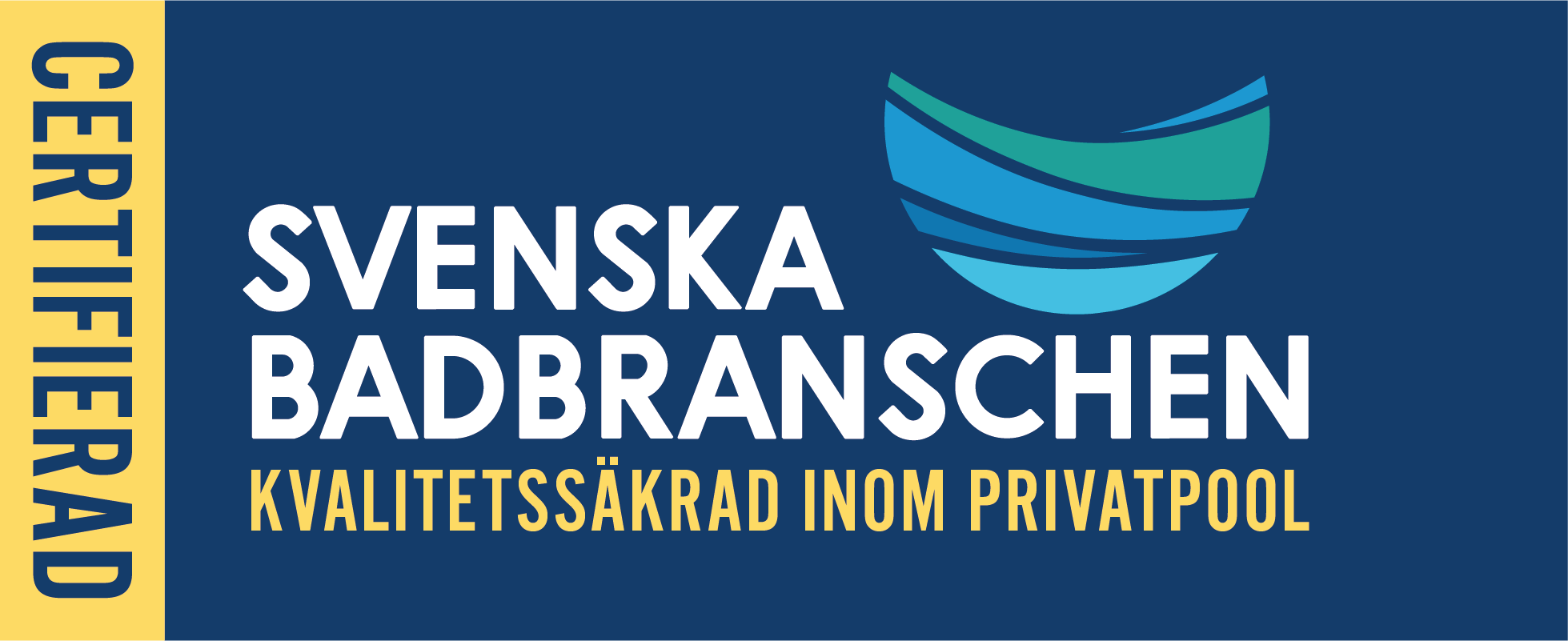 Certifierad leverantör av pooler - kvalificerad av Svenska Badbranschen